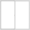 WDMA 72x72 (71.5 x 71.5 inch) Vinyl uPVC White Slide Window without Grids Interior
