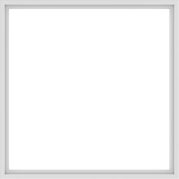 WDMA 78x78 (77.5 x 77.5 inch) Vinyl uPVC White Picture Window without Grids-1
