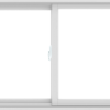 WDMA 60X36 (59.5 x 35.5 inch) White uPVC/Vinyl Sliding Window without Grids Interior