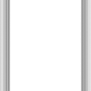 WDMA 24x36 (23.5 x 35.5 inch) White aluminum Push out Awning Window without Grids Interior