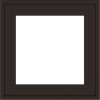 WDMA 24x24 (23.5 x 23.5 inch) Dark Bronze Aluminum Crank out Awning Window without grids exterior