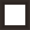 WDMA 24x24 (23.5 x 23.5 inch) Dark Bronze Aluminum Picture Window without Grids Interior