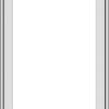 WDMA 24x36 (23.5 x 35.5 inch) White aluminum Push out Casement Window without grids exterior