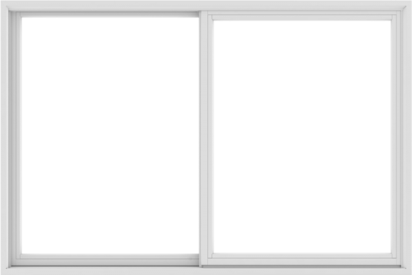 WDMA 72X48 (71.5 x 47.5 inch) White uPVC/Vinyl Sliding Window without Grids Exterior