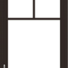 WDMA 24x36 (23.5 x 35.5 inch) Dark Bronze aluminum Crank out Casement Window with Fractional Grilles