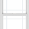 WDMA 24x36 (24.5 x 36.5 inch) White uPVC/Vinyl Single and Double Hung Window with Prairie Grilles