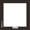 WDMA 24x24 (23.5 x 23.5 inch) Dark Bronze Aluminum Crank out Casement Window without Grids
