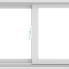 WDMA 48X24 (47.5 x 23.5 inch) White uPVC/Vinyl Sliding Window without Grids Interior