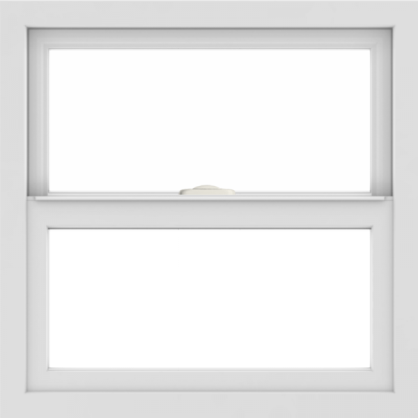 WDMA 24x24 (23.5 x 23.5 inch) White uPVC/Vinyl Single and Double Hung Window without grids interior