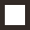 WDMA 24x24 (23.5 x 23.5 inch) Dark Bronze Aluminum Picture Window without grids exterior