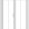 WDMA 24x36 (24.5 x 36.5 inch) White uPVC/Vinyl Slide Window with Prairie Grilles
