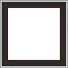 WDMA 24x24 (23.5 x 23.5 inch) Dark Bronze Aluminum Push out Awning Window without grids exterior
