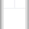 WDMA 24x36 (23.5 x 35.5 inch) White aluminum Push out Awning Window with Fractional Grilles