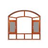 China WDMA glass veranda aluminium casement window 36 x 48 casement window