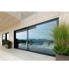 WDMA 6*2.4m Two Panels Aluminum Glass Lift Sliding Door With Effect Wall Decoration