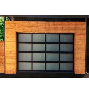 WDMA 9x8 8x7 12x7 9x7 Modern Electronic Insulated Clear Glass Panel Car Garage Door For House