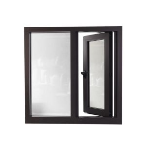 WDMA Affordable Tempered Smart Glass Aluminum Frame Casment Windows
