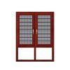 WDMA Airproof Curtain Standard 36 X 72 Double Leaf Sash Reflective Glass Outward Opening Push Out Shutter Casement Windows Sizes