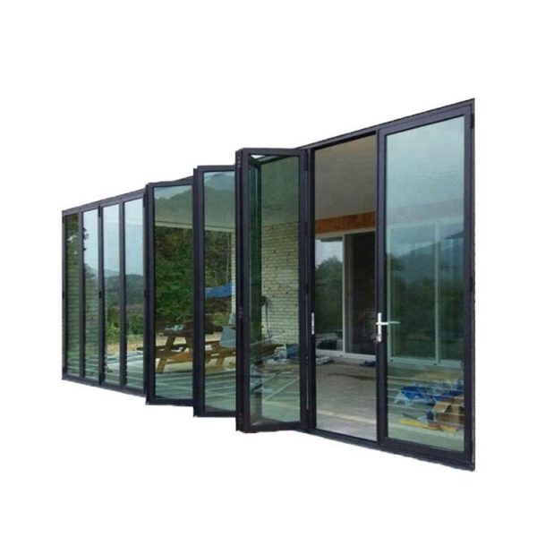 WDMA Aluminium 5 Panel Folding Door 3.5m By 2.4