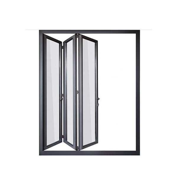 China WDMA Aluminium 5 Panel Folding Door 3.5m By 2.4