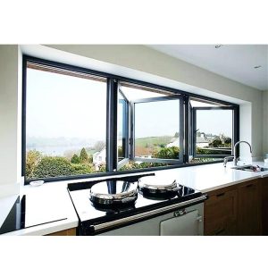 WDMA Aluminium Bi-Folding Window Double Glazed Collapsible Window Home Luxury Window Balcony
