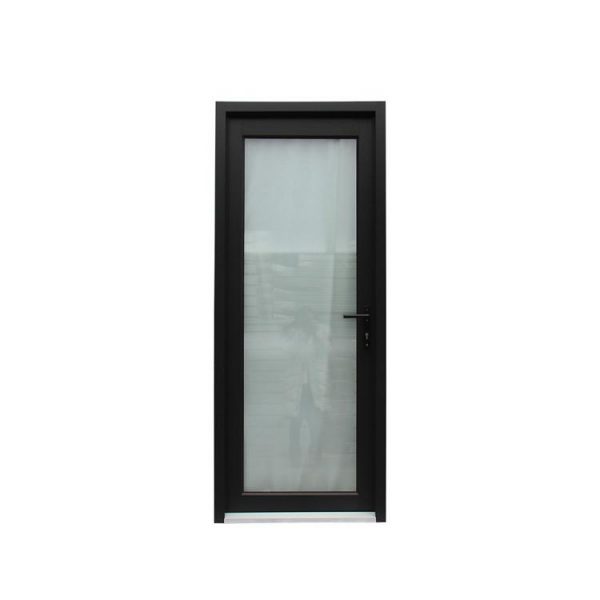 China WDMA Aluminium Extrusion Office Casement Swing Stained Tinted Door With Glass In Sri Lanka Price