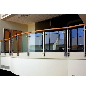 WDMA Aluminium Galvanized Stainless Steel Indoor Staircase Pipe Balcony Handrail Stair Railing Balustrade System