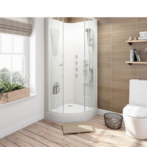 WDMA Aluminium Profile Bathroom Shower Double Sliding Door Shower Room Shower Cabin Enclosure