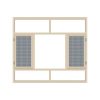 WDMA Aluminum Door Window With Mosquito Net Price For Nepal Market