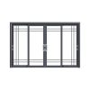 WDMA Aluminum Kitchen Grill Design Sliding Glass Door
