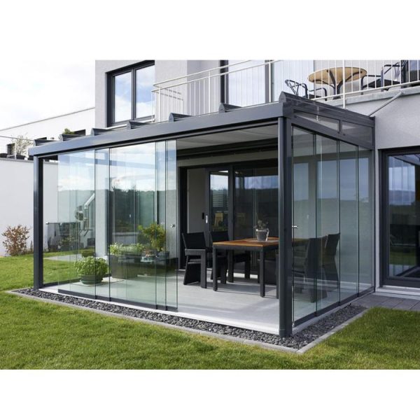 WDMA Aluminum Prefabricated Conservatory Glass House For Sell