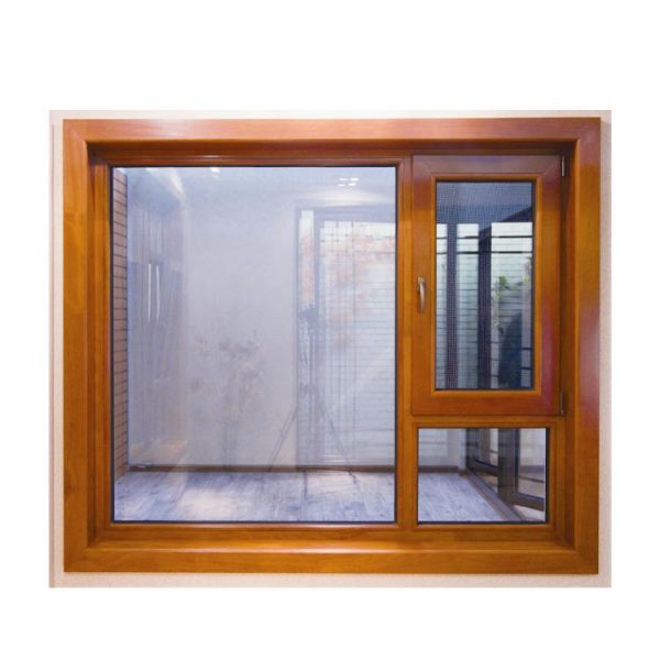 China WDMA Aluminum Clad Wood Casement Window