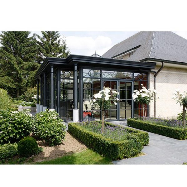 China WDMA Beautiful Simple Design Glass House Garden Room From China Factory Supplier
