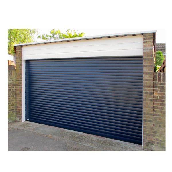 WDMA Best Quality Cheap Price Roller Vertical Bifold Style Smart Garage Doors With Pedestrian Door