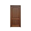WDMA Black Natural Engineered Solid Timber Fire Rated Bifold Front Real Wood Door Leaf With Glass Inserts