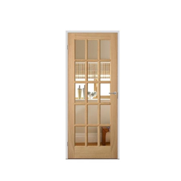 WDMA Cheap Price Of Turkey Bedroom Lattice Wooden Door