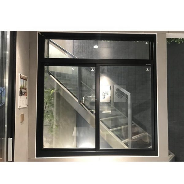 China WDMA Aluminum Sliding Tempered Glass Window