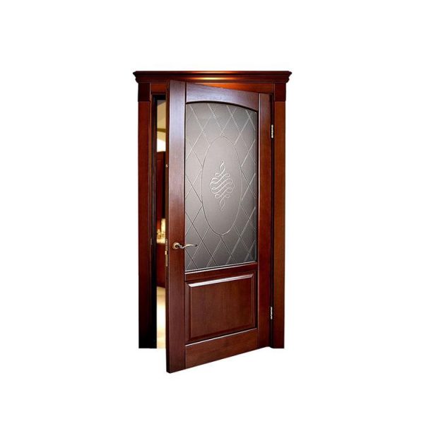 China WDMA luxury carved interior solid wood door