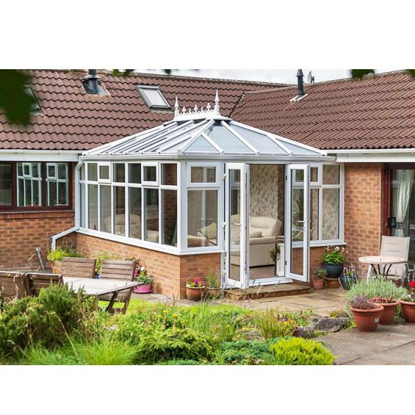China WDMA China Product Garden Screen House Tempered Glass Sunroom Factory Price