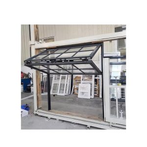 WDMA China Standard America Style Aluminum Folding Up Open Restaurant Glass Vertical Folding Window