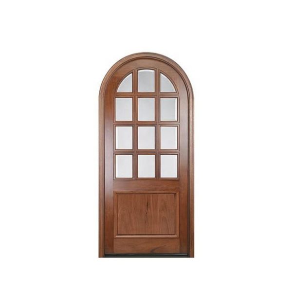 WDMA Customized Latest Design Wooden Rounded Doors Interior Room Door Design