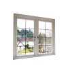 China WDMA Decorative Aluminum Casement Window Security Bars With Mesh Burglar Proof