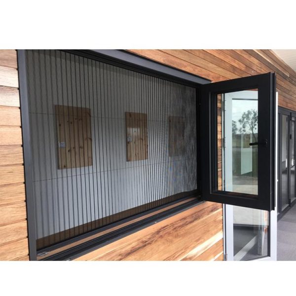 China WDMA Double Glazed Horizontal Aluminum Corner Bi Folding Balcony Glass Window And Door