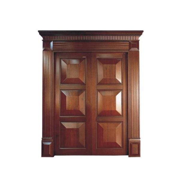 WDMA Double Leaf Wooden Entry Door