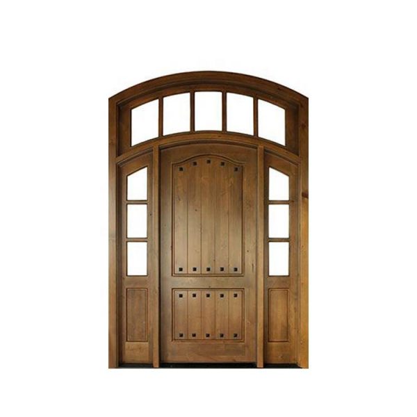 China WDMA Double Leaf Wooden Entry Door