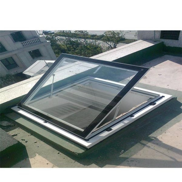 China WDMA Electric Motorized Aluminium louver Motor Skylight Roof Window Wth louver Design For House