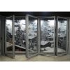 China WDMA Electronic Component Transistor New Bi-folding Doors Multi-track Sliding Door Metal Louver