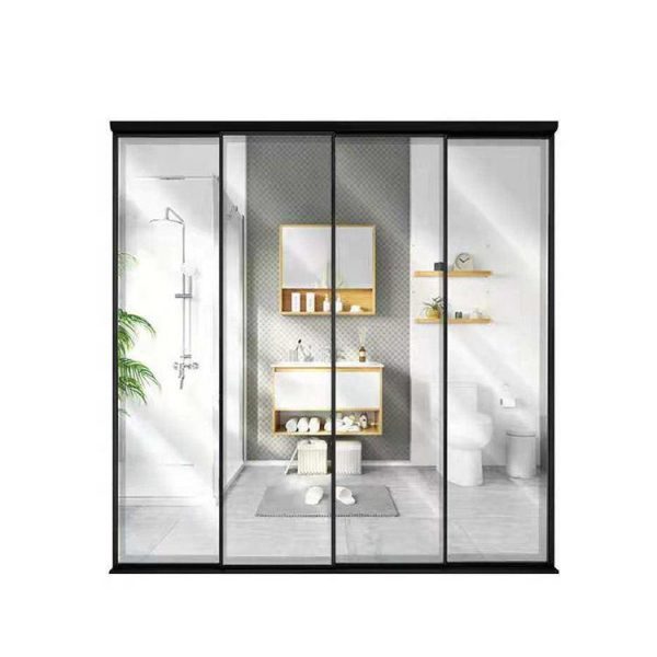 China WDMA Elegant Exterior Aluminium Sliding Doors And Window Design Slim Frame Within Large Glass Sliding Doors Designs Home