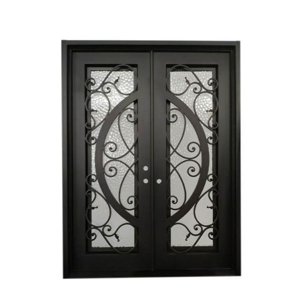 WDMA double door iron gates elegant iron door