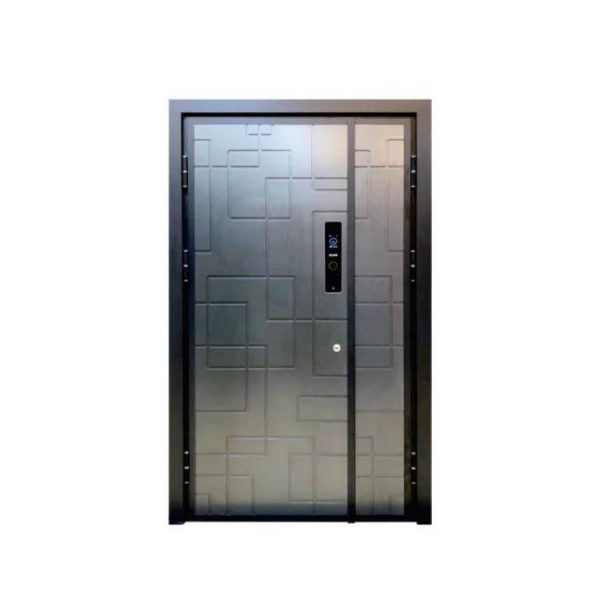 WDMA Entrance Single Leaf Aluminium Casting Steel Shop Front Swing Panel Door Specification